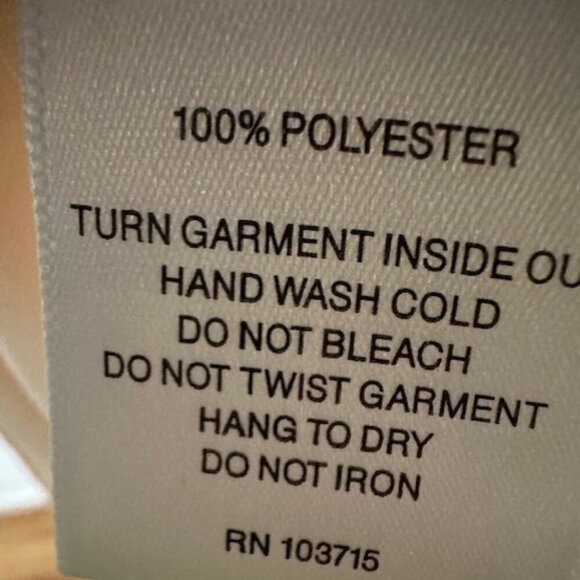 Valerie Stevens Women's Large Blouse Pink Flutter Sleeves V-Neck Faux Drawstring - Picture 5 of 5